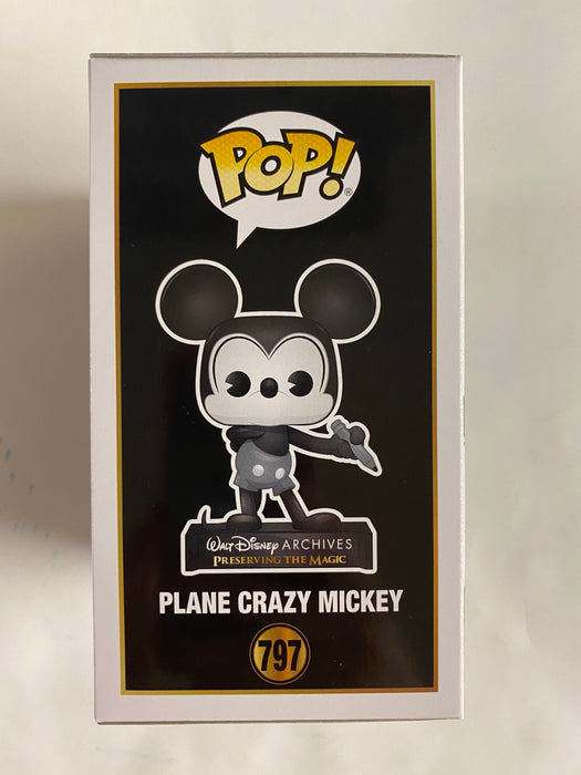 Funko Pop! Mickey Mouse Archives Plane Crazy Black and White Mickey Mouse #797 Preserving the Magic 50th Anniversary - for just $12! 