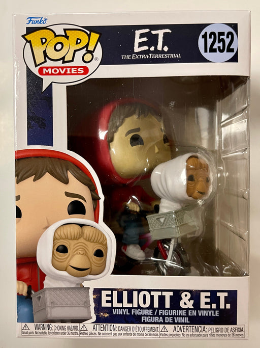 Funko Pop! Movies Elliott And E.T On Bike #1252 E.T. The Extra Terrestrial 2022 - for just $13! 