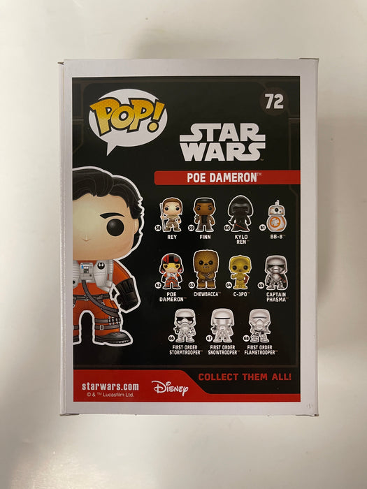 Funko Pop! Star Wars Poe Dameron #72 The Force Awakens Walmart 2015 Vaulted Exclusive - for just $12! 