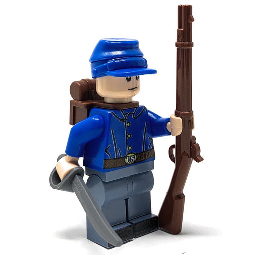 Civil War Union Soldier Minifig made using LEGO parts - Premium  - Just $14.99! Shop now at Retro Gaming of Denver