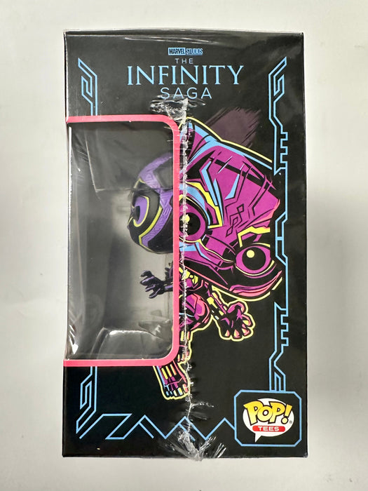 Funko Pop! & Medium Tee Marvel Black Light Black Panther #891 2022 Exclusive - for just $40! 