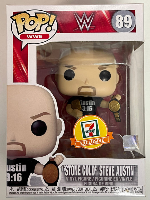 Funko Pop! WWE Stone Cold Steve Austin With 2 Belts #89 7/Eleven 2021 Exclusive - for just $30! 