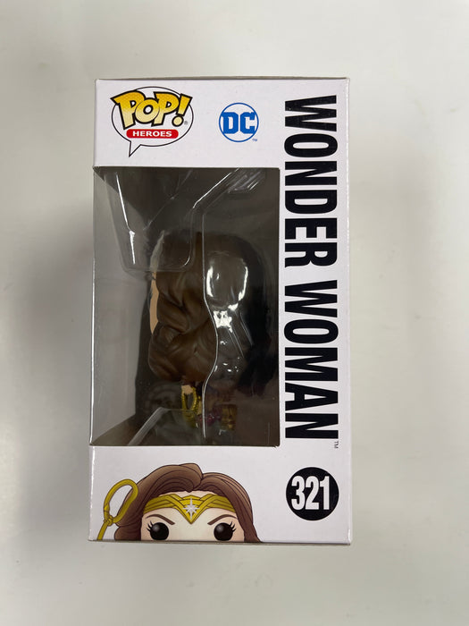 Funko Pop! DC Heroes Metallic Wonder Woman Throwing Lasso #321 WW84 2020 - for just $12! 