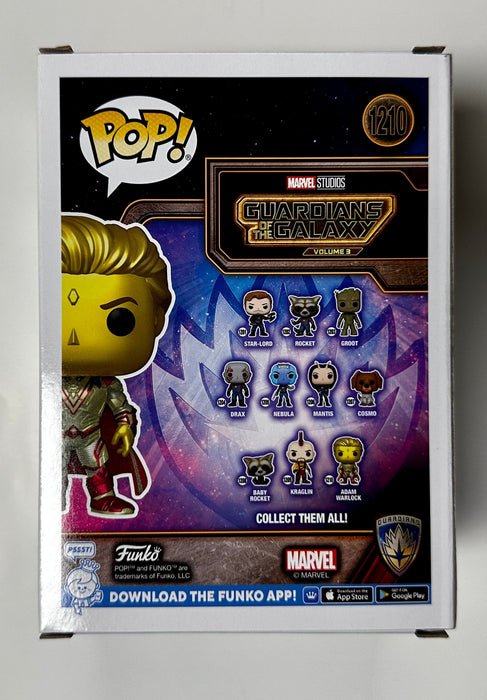 Will Poulter Signed Adam Warlock Funko Pop! #1210 Guardians Of The Galaxy With JSA COA - for just $250! 