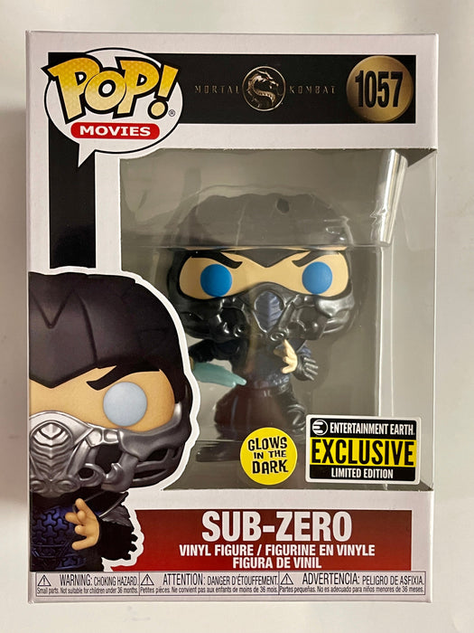 Funko Pop! Movies Mortal Kombat Sub-Zero #1057 Glow in the Dark EE Exclusive - for just $12! 