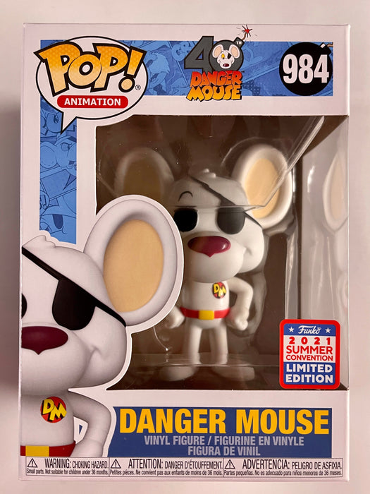 Funko Pop! Animation Danger Mouse #984 SDCC 2021 Summer Funkon Con Exclusive - for just $15! 