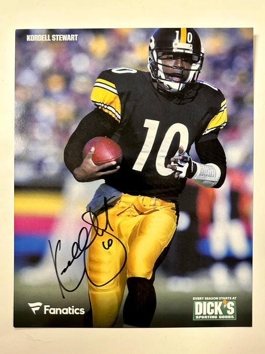 Kordell “Slash” Stewart Signed Pittsburgh Steelers 8x10 NFL Photo - for just $35! 