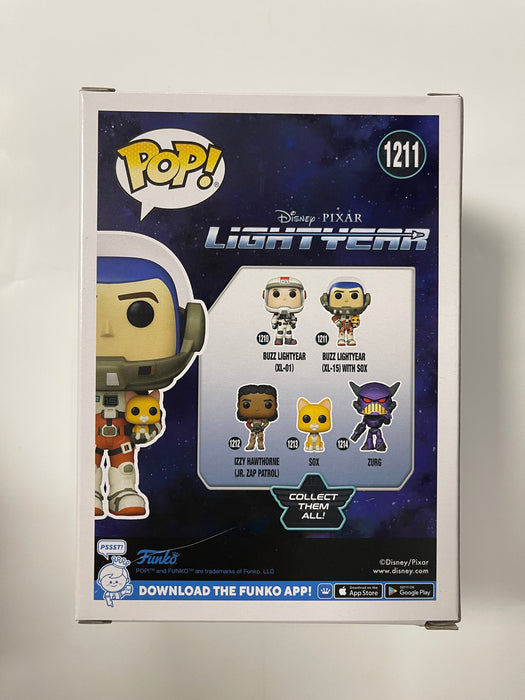 Funko Pop! Disney Buzz Lightyear (XL-15) With Sox #1211 Pixar Lightyear 2022 - for just $13! 