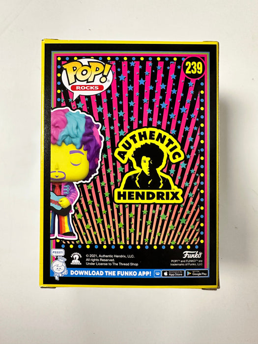 Funko Pop! Rocks Black Light Jimi Hendrix #239 NYCC 2021 Fall Con Exclusive - for just $25! 
