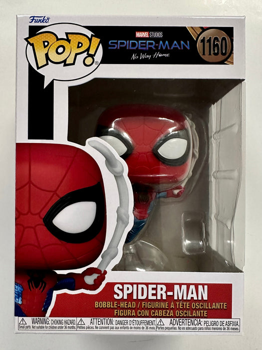 Funko Pop Marvel Metallic Spider-Man Swinging Finale Suit #1160 No Way Home 2023 - for just $15! 