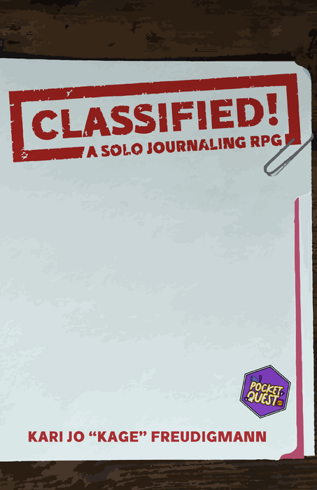 Classified! A Solo Journaling RPG - for just $9.99! 