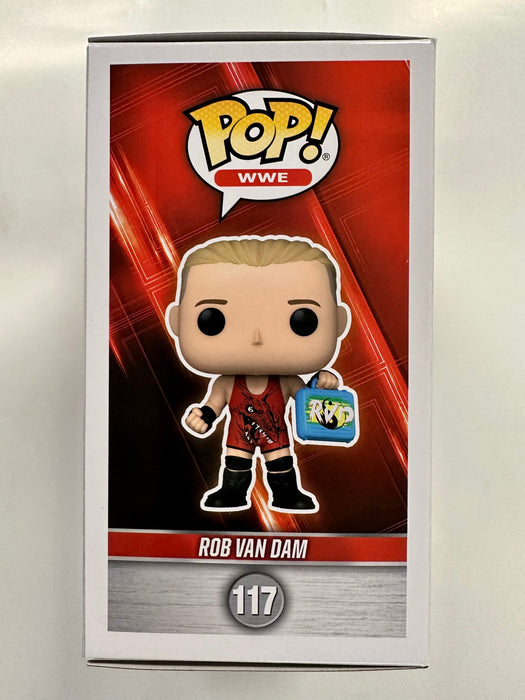 Rob Van Dam Signed WWE Wrestling Funko Pop! & Pin Money in the Bank Exclusive #117 With JSA COA - for just $130! 