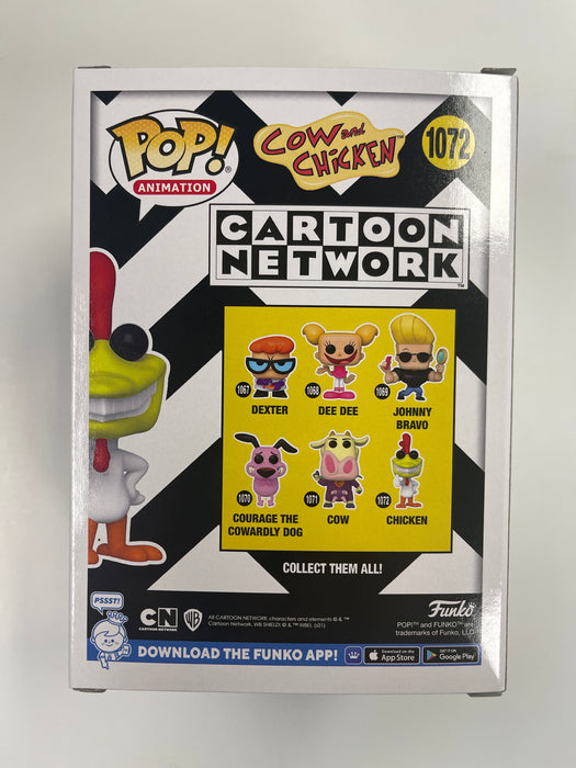 Funko Pop! Animation Chicken #1072 Cow & Chicken Cartoon Network 2021 - for just $12! 