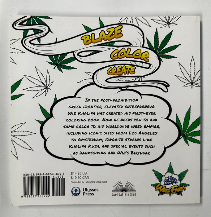 Wiz Khalifa Autographed (Signed) Weed Farm Coloring Book With JSA COA - for just $100! 