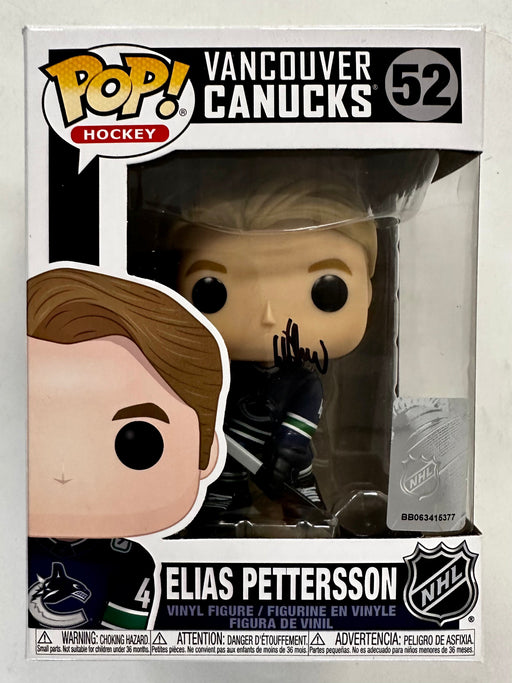 Elias Pettersson Signed Vancouver Canucks Funko Pop! #52 With JSA COA NHL Hockey - for just $130! 