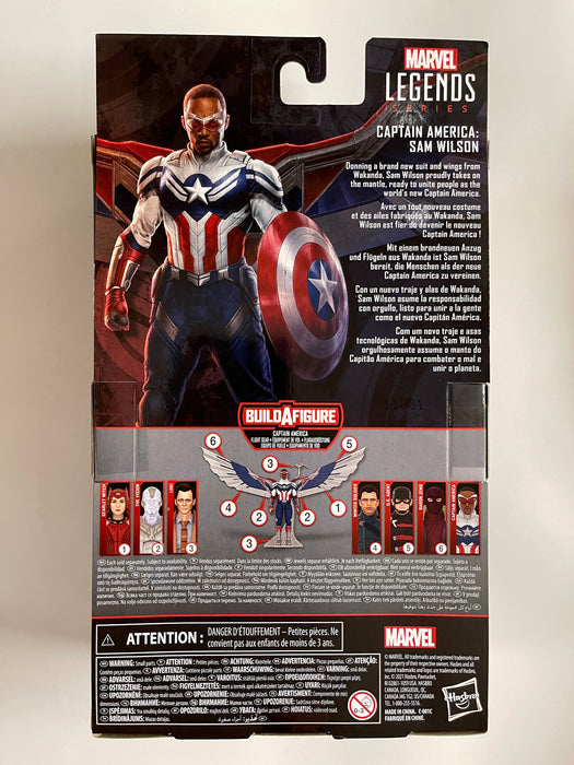 Marvel Legends Falcon And The Winter Soldier Captain America Sam Wilson BAF Flight Gear - for just $25! 