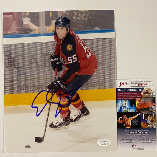 Ed Jovanovski Signed Florida Panthers 8x10 Photo With JSA COA Captain Jovo Cop - for just $19.99! 