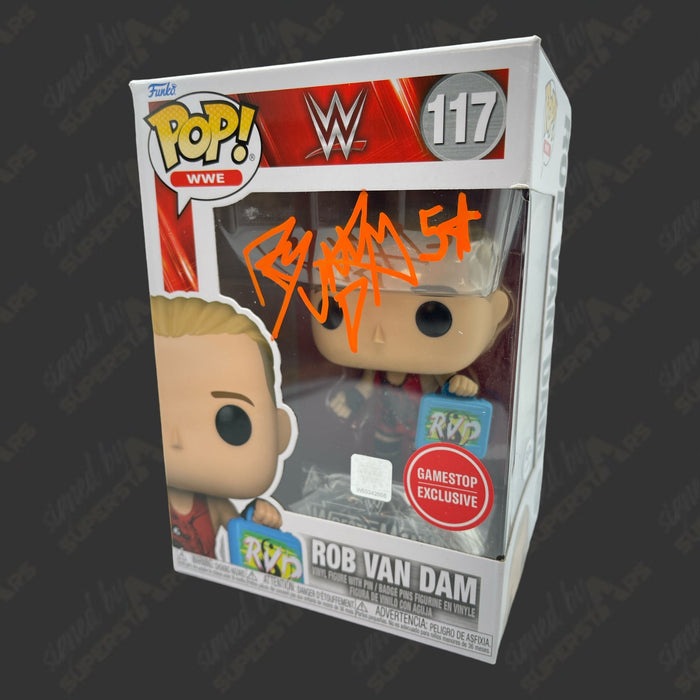 Rob Van Dam signed WWE Funko POP Figure #117 (GameStop Exclusive w/ PSA) - Premium  - Just $80! Shop now at Retro Gaming of Denver