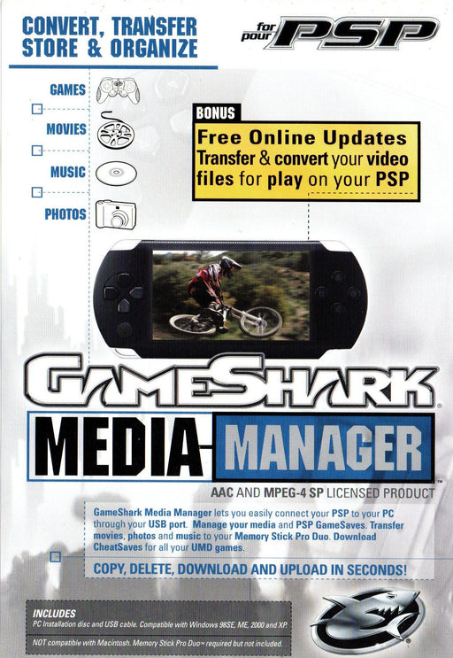 PSP GameShark Media Manager (PSP) - for just $9.99! 