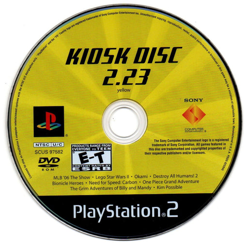 Kiosk Disc 2.23: Yellow (Playstation 2) - for just $14.99! 