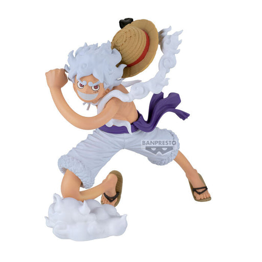 One Piece Luffy Gear 5 Grandista II Figure - Official Banpresto Sun God Nika - for just $39.99! 