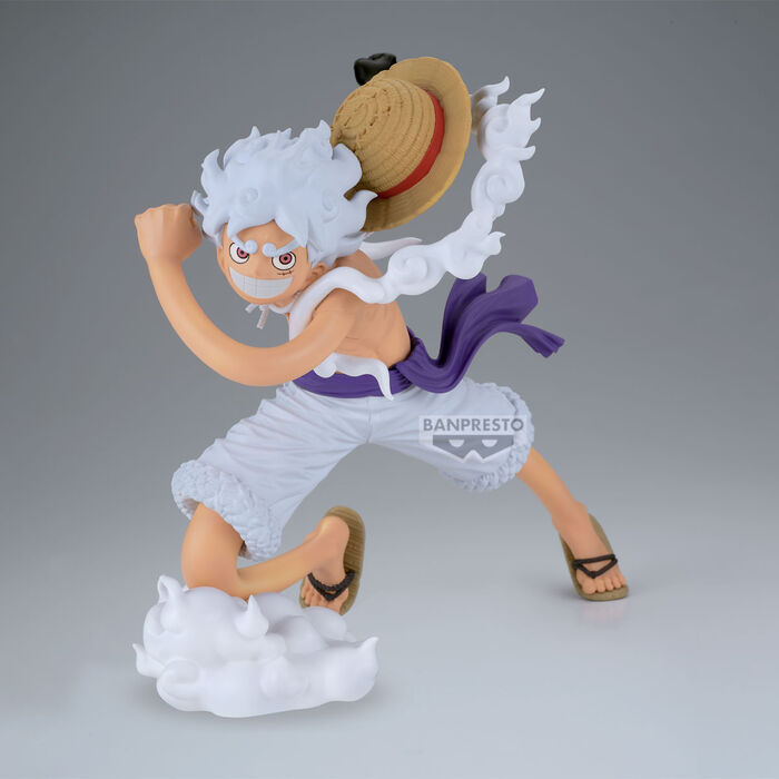 One Piece Luffy Gear 5 Grandista II Figure - Official Banpresto Sun God Nika - for just $39.99! 