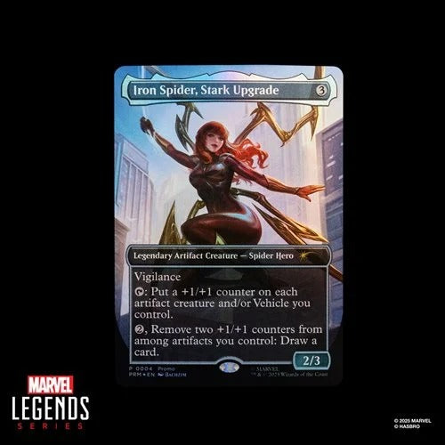 Spider-Man Marvel Legends Magic: The Gathering Mary Jane Watson (Iron Spider) 6-Inch Action Figure and Card - for just $42.67! 