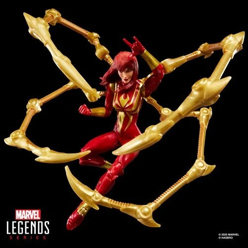 Spider-Man Marvel Legends Magic: The Gathering Mary Jane Watson (Iron Spider) 6-Inch Action Figure and Card - for just $42.67! 
