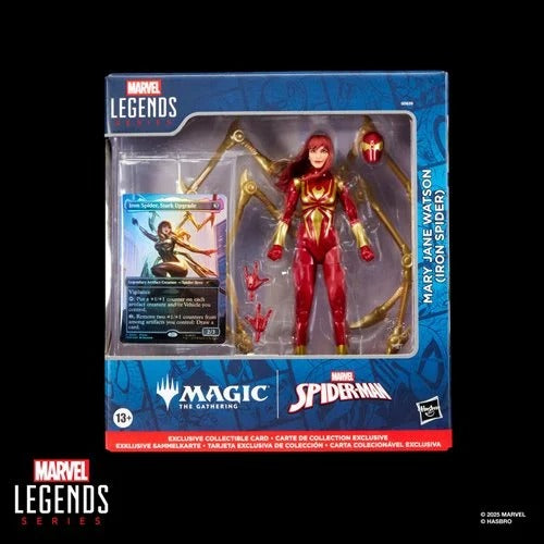 Spider-Man Marvel Legends Magic: The Gathering Mary Jane Watson (Iron Spider) 6-Inch Action Figure and Card - for just $42.67! 