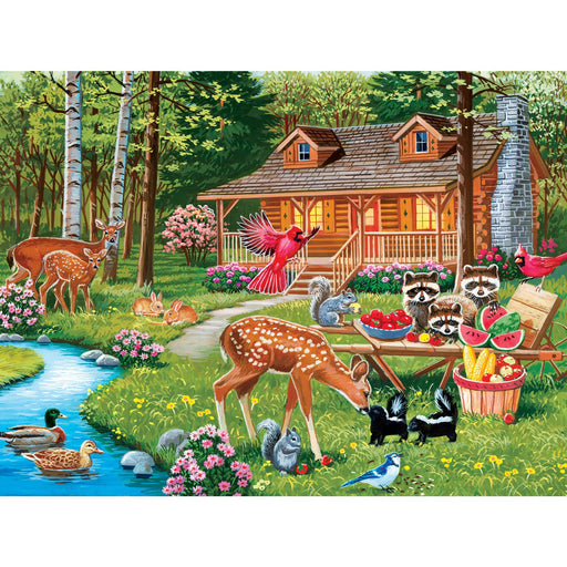 Family Time - Creekside Gathering 400 Piece Jigsaw Puzzle - Just $14.99! Shop now at Retro Gaming of Denver