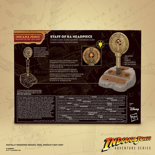 Indiana Jones Adventure Series Raiders of the Lost Ark Staff of Ra Headpiece Replica - for just $60.67! 