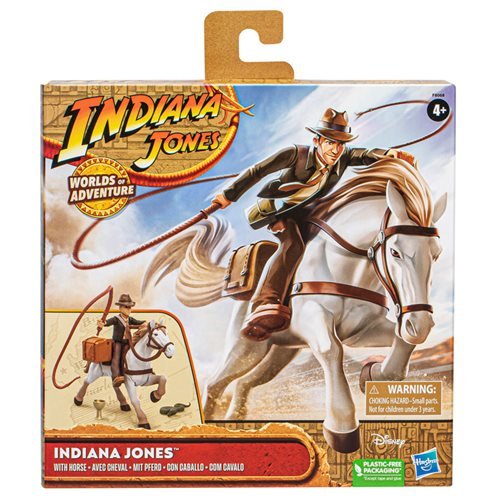 Indiana Jones Worlds of Adventure Indiana Jones with Horse Action Figure Set - Just $19.40! Shop now at Retro Gaming of Denver