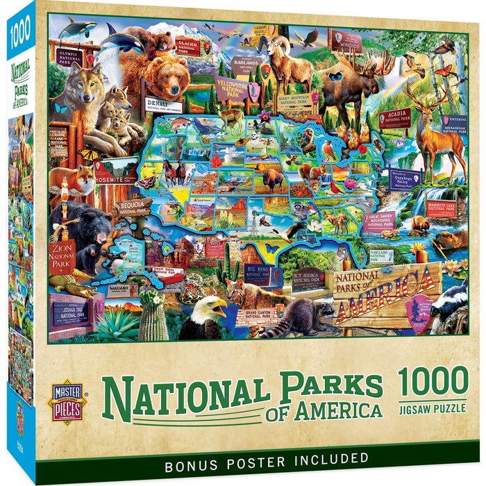 National Parks of America 1000 Piece Jigsaw Puzzle - for just $16.99! 