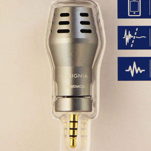 Insignia - Directional Microphone for Smartphones and tablets - Gray - Just $7.49! Shop now at Retro Gaming of Denver