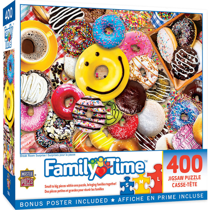 Family Time - Break Room Surprise 400 Piece Jigsaw Puzzle - Just $14.99! Shop now at Retro Gaming of Denver