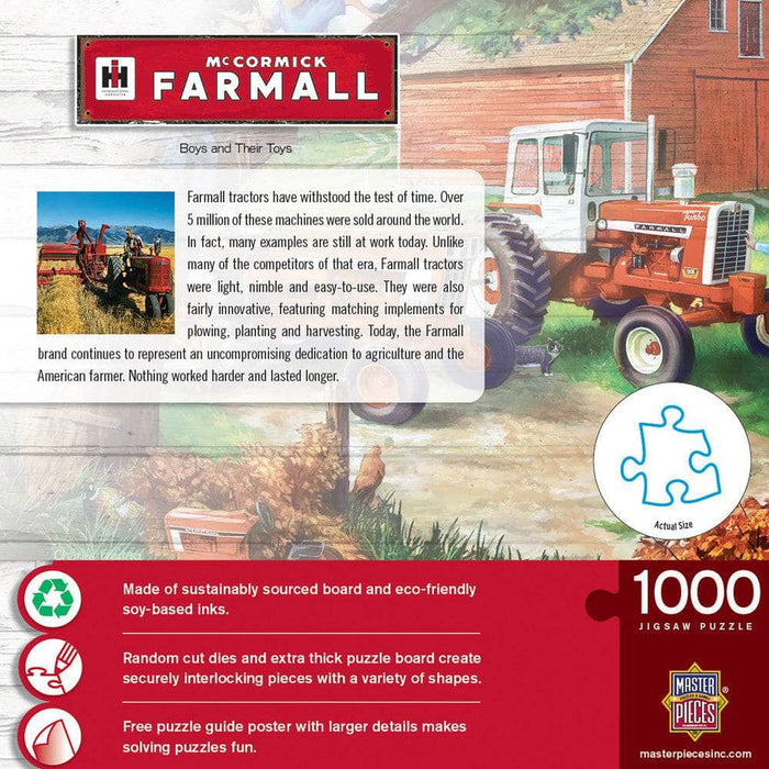Farmall - Boys and Their Toys 1000 Piece Jigsaw Puzzle - for just $16.99! 