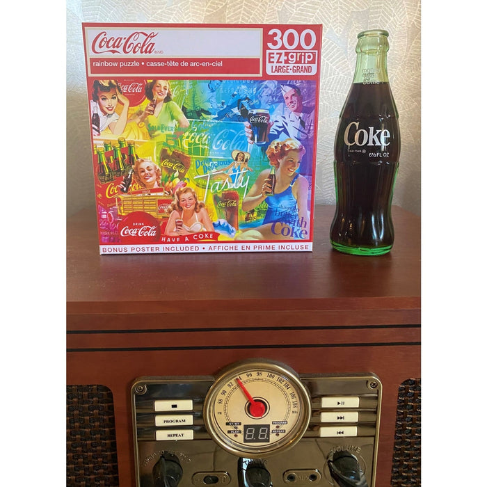 Coca-Cola - Rainbow 300 Piece EZ Grip Jigsaw Puzzle - Just $14.99! Shop now at Retro Gaming of Denver