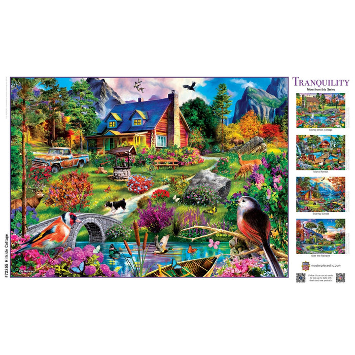 Tranquility - Hillside Cottage 1000 Piece Jigsaw Puzzle - for just $16.99! 