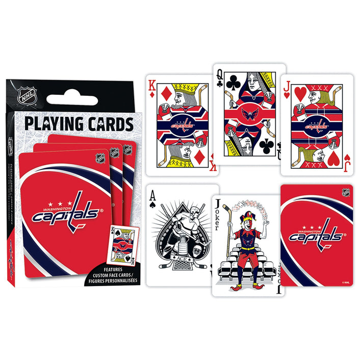 Washington Capitals Playing Cards - 54 Card Deck - Just $6.99! Shop now at Retro Gaming of Denver