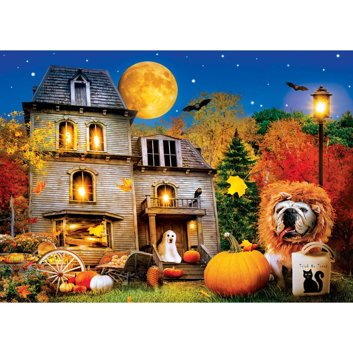 Glow in the Dark - Trick or Treat 500 Piece Jigsaw Puzzle - Just $14.99! Shop now at Retro Gaming of Denver