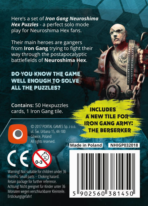 Neuroshima Hex: Iron Gang Puzzle - for just $8! 