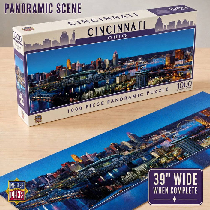 Cincinnati, Ohio 1000 Piece Panoramic Jigsaw Puzzle - for just $19.99! 