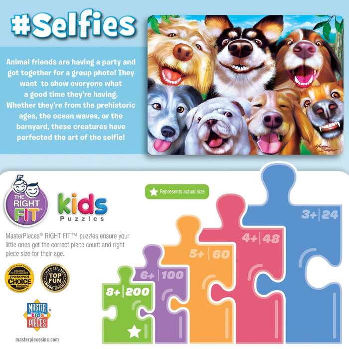 Selfies - Goofy Grins 200 Piece Jigsaw Puzzle - for just $12.99! 