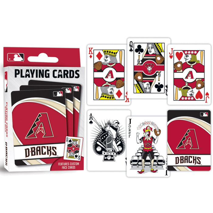 Arizona Diamondbacks Playing Cards - 54 Card Deck - Just $6.99! Shop now at Retro Gaming of Denver