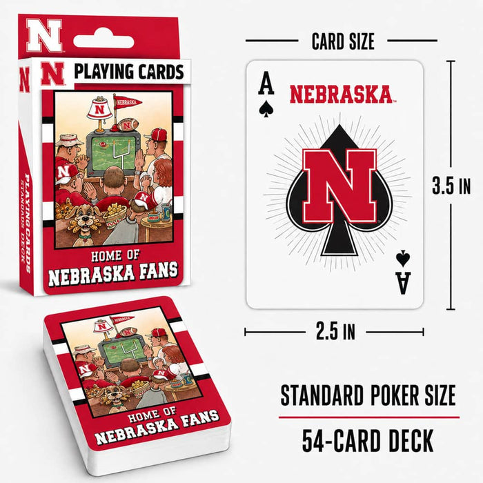 Nebraska Cornhuskers Fan Deck Playing Cards - 54 Card Deck - for just $7.99! 