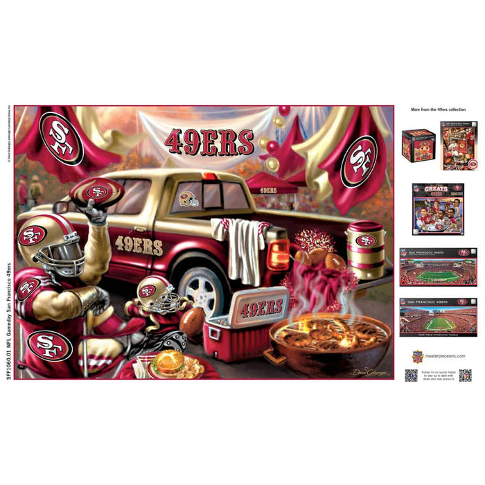 San Francisco 49ers - Gameday 1000 Piece Jigsaw Puzzle - for just $19.99! 