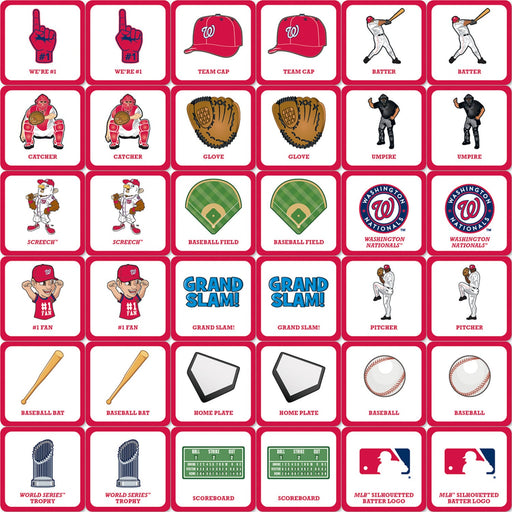 Washington Nationals Matching Game - Just $7.79! Shop now at Retro Gaming of Denver