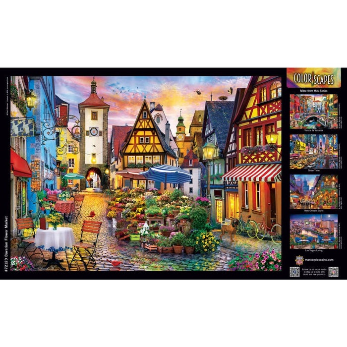 Colorscapes - Bavarian Flower Market 1000 Piece Jigsaw Puzzle - for just $16.99! 