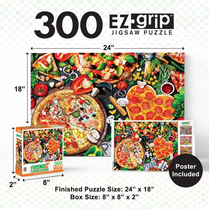 Trendz - Viva La Pizza 300 Piece EZ Grip Jigsaw Puzzle - for just $14.99! 