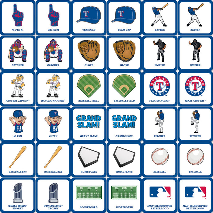 Texas Rangers Matching Game - Premium Card Games - Just $12.99! Shop now at Retro Gaming of Denver
